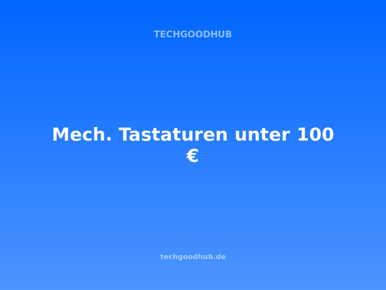 Mechanische Tastaturen unter 100 Euro: Fünf Modelle im Vergleich